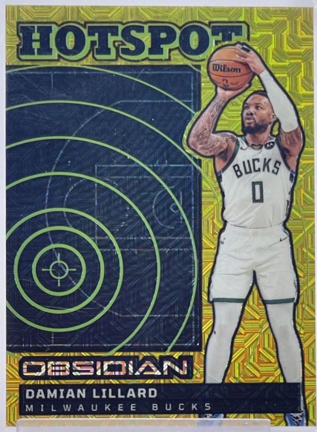Damian Lillard [Electric Etch Gold Flood] #1