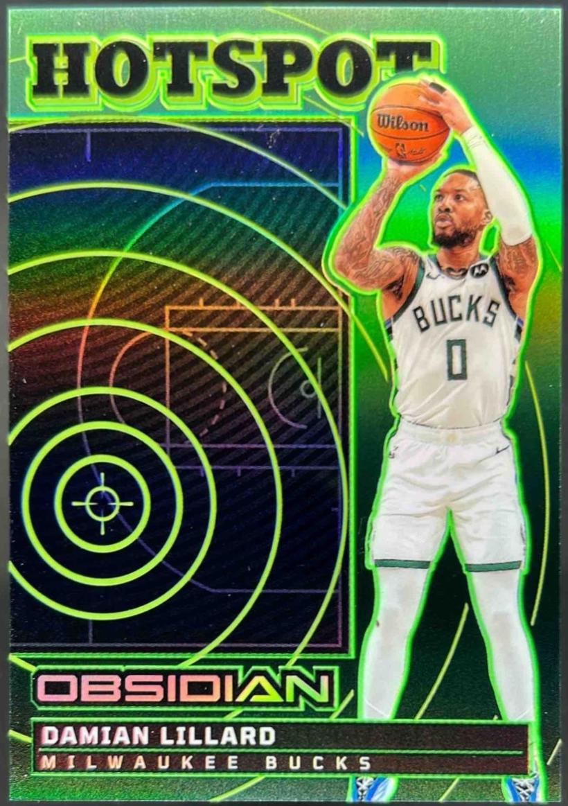 Damian Lillard [Electric Etch Jade Flood] #1