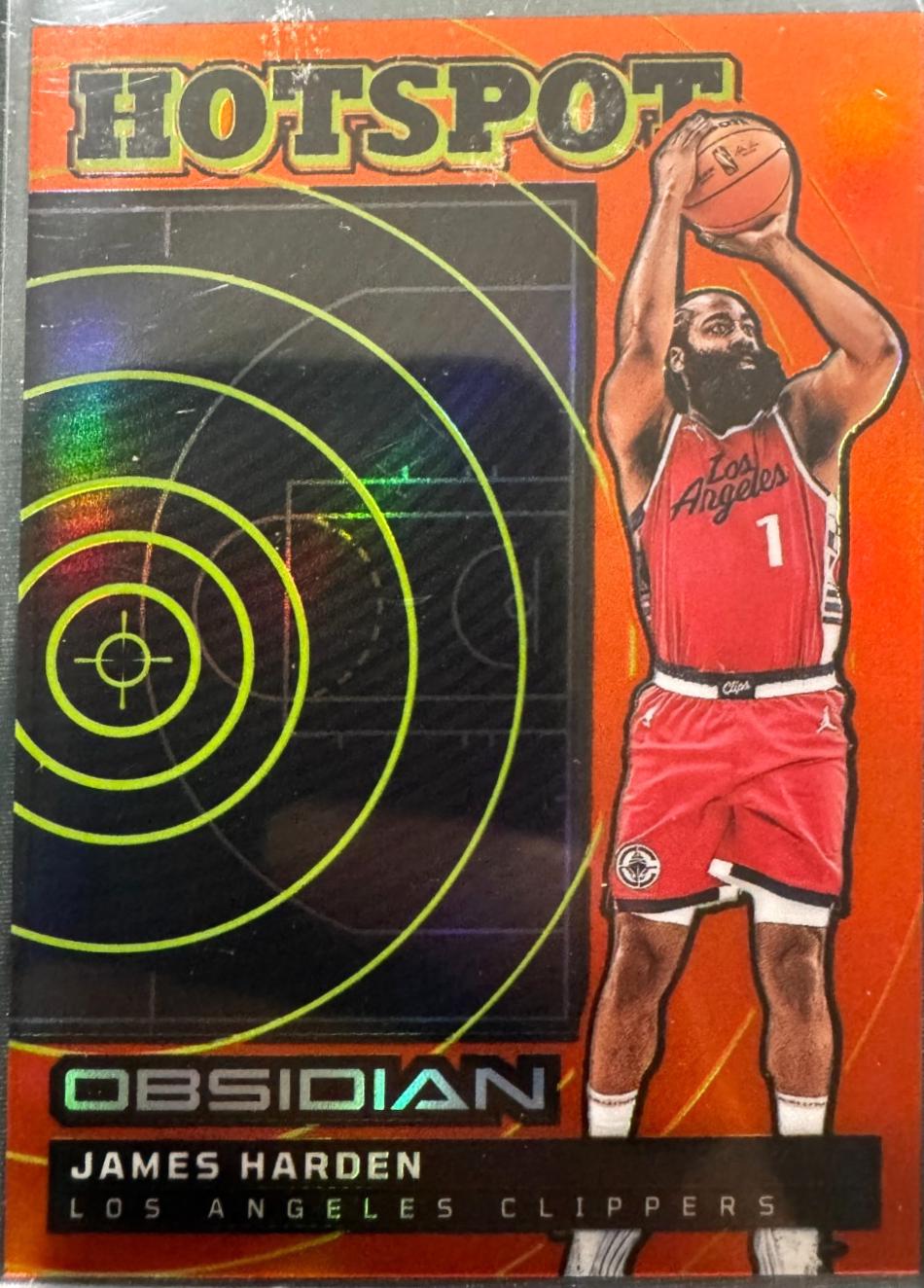 James Harden [Electric Etch Orange Flood] #17