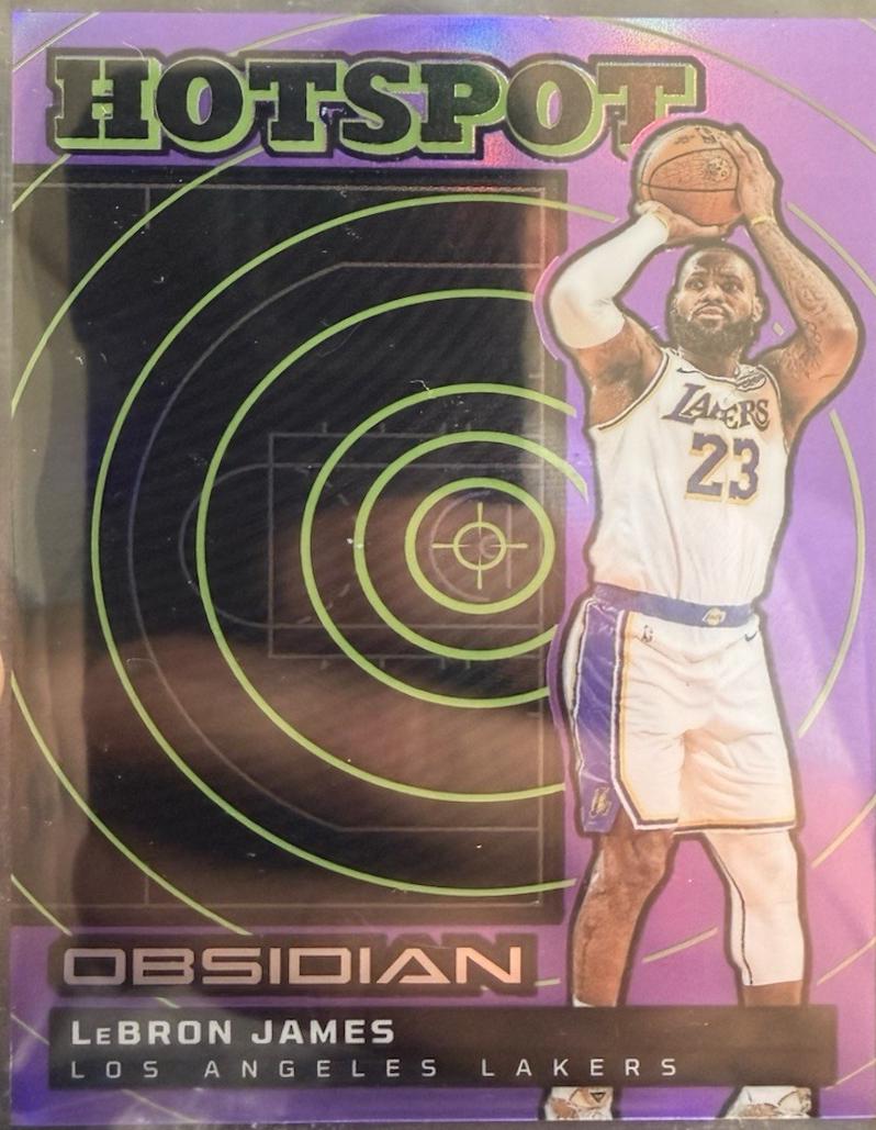 LeBron James [Electric Etch Purple Flood] #11