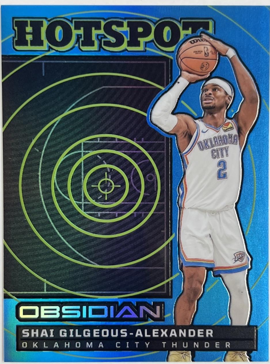 Shai Gilgeous-Alexander [Electric Etch Blue Flood] #14