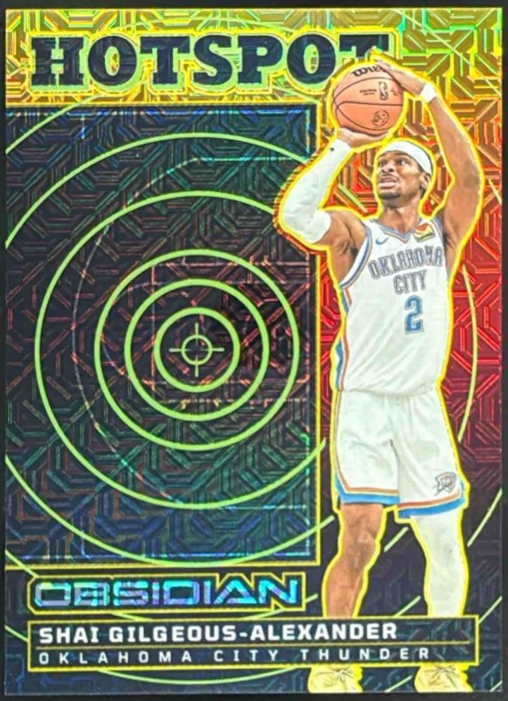 Shai Gilgeous-Alexander [Electric Etch Gold Flood] #14