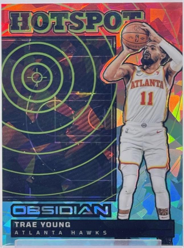 Trae Young [Electric Etch Fire Ice Flood] #15