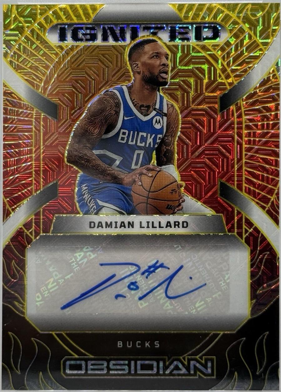 Damian Lillard [Electric Etch Molten Mojo] #42