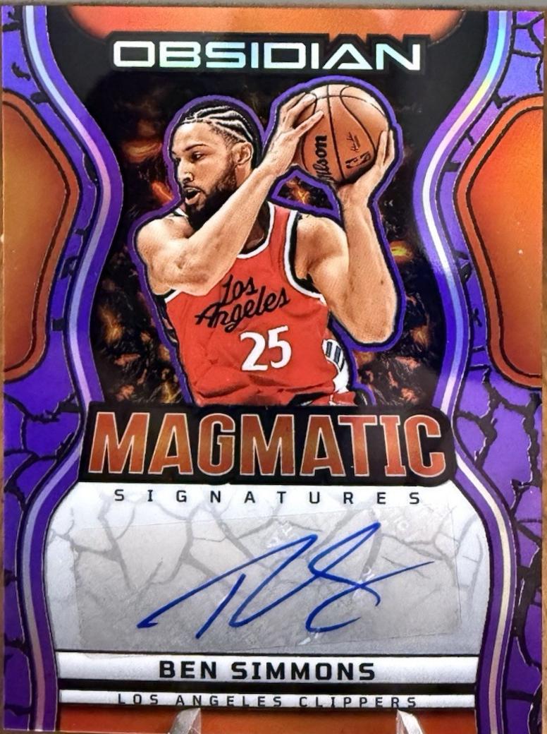 Ben Simmons [Electric Etch Purple Flood] #MS-BEN