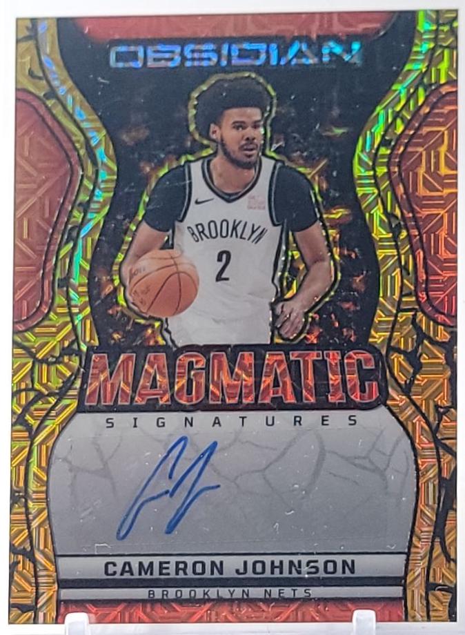 Cameron Johnson [Electric Etch Gold Flood] #MS-CAM