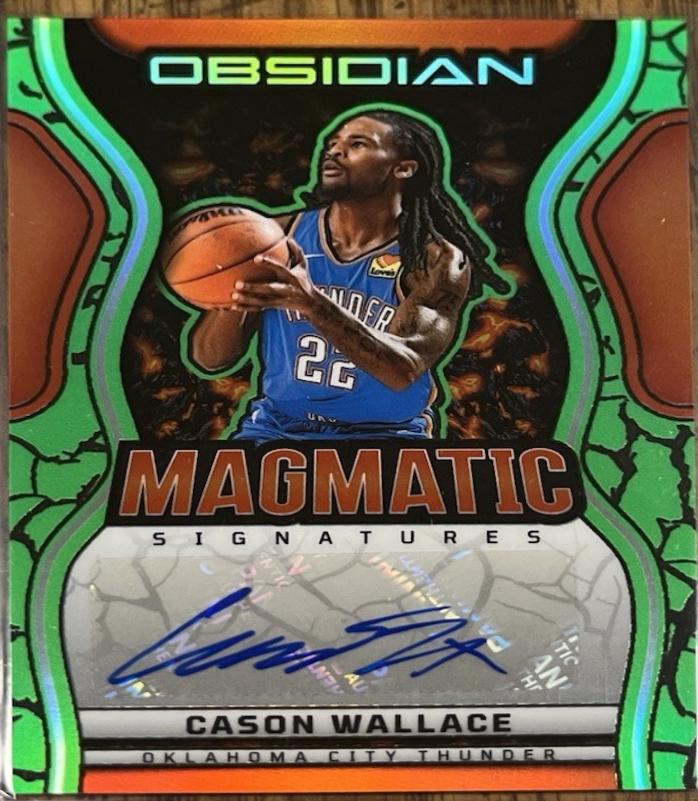 Cason Wallace [Electric Etch Green Flood] #MS-CWL