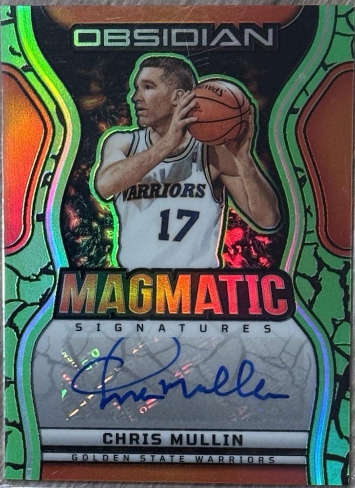 Chris Mullin [Electric Etch Green Flood] #MS-CMG