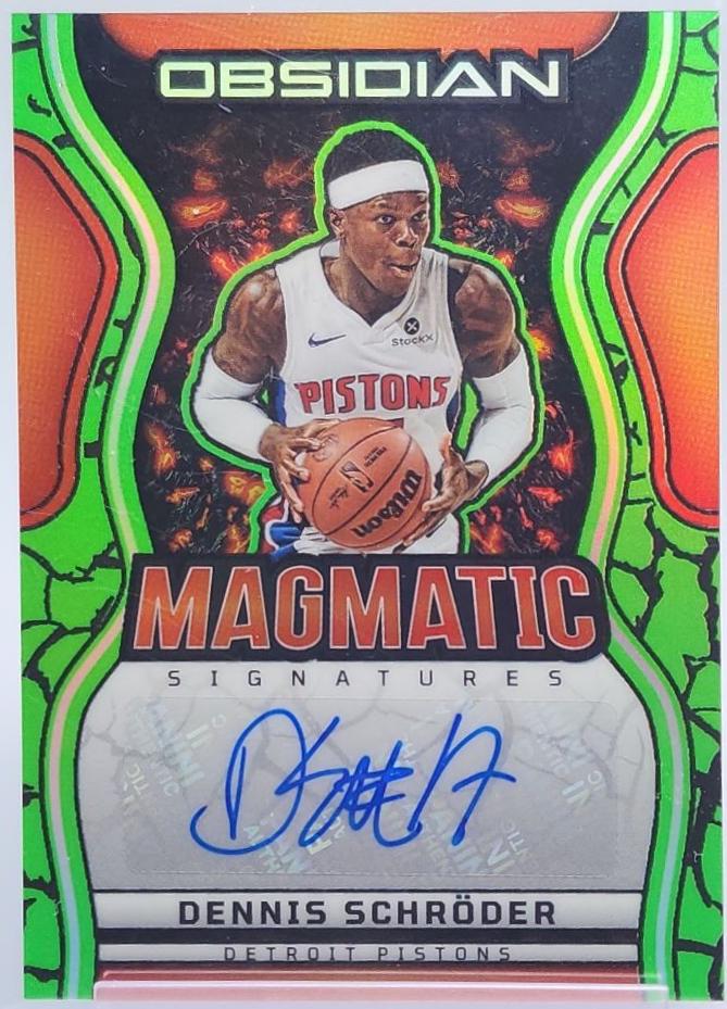 Dennis Schroder [Electric Etch Green Flood] #MS-DNS