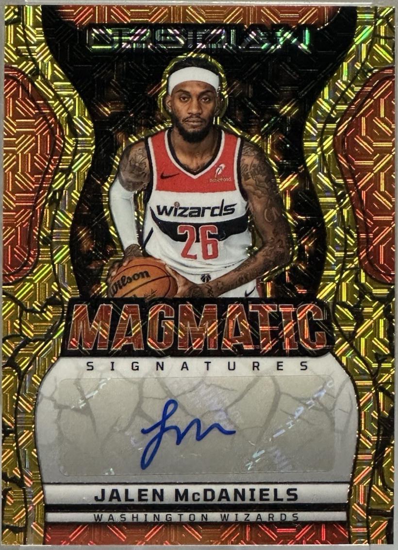 Jalen McDaniels [Electric Etch Gold Flood] #MS-JMD