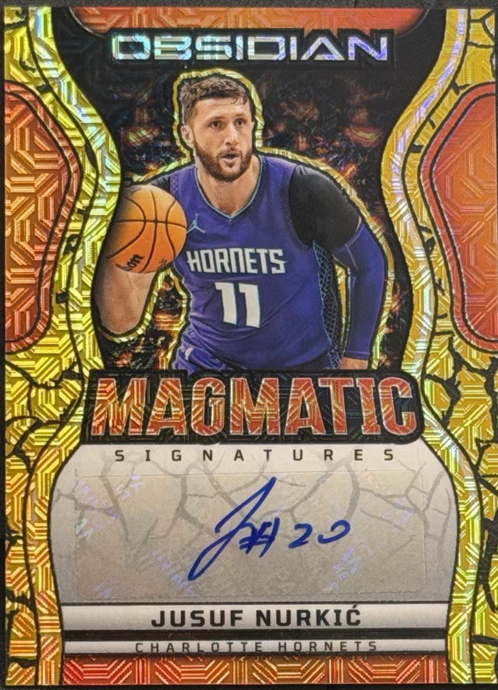 Jusuf Nurkic [Electric Etch Gold Flood] #MS-JNC