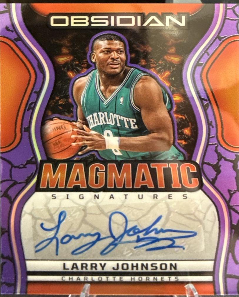 Larry Johnson [Electric Etch Purple Flood] #MS-LRY