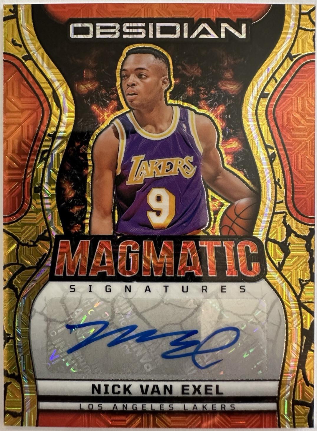 Nick Van Exel [Electric Etch Gold Flood] #MS-NVE