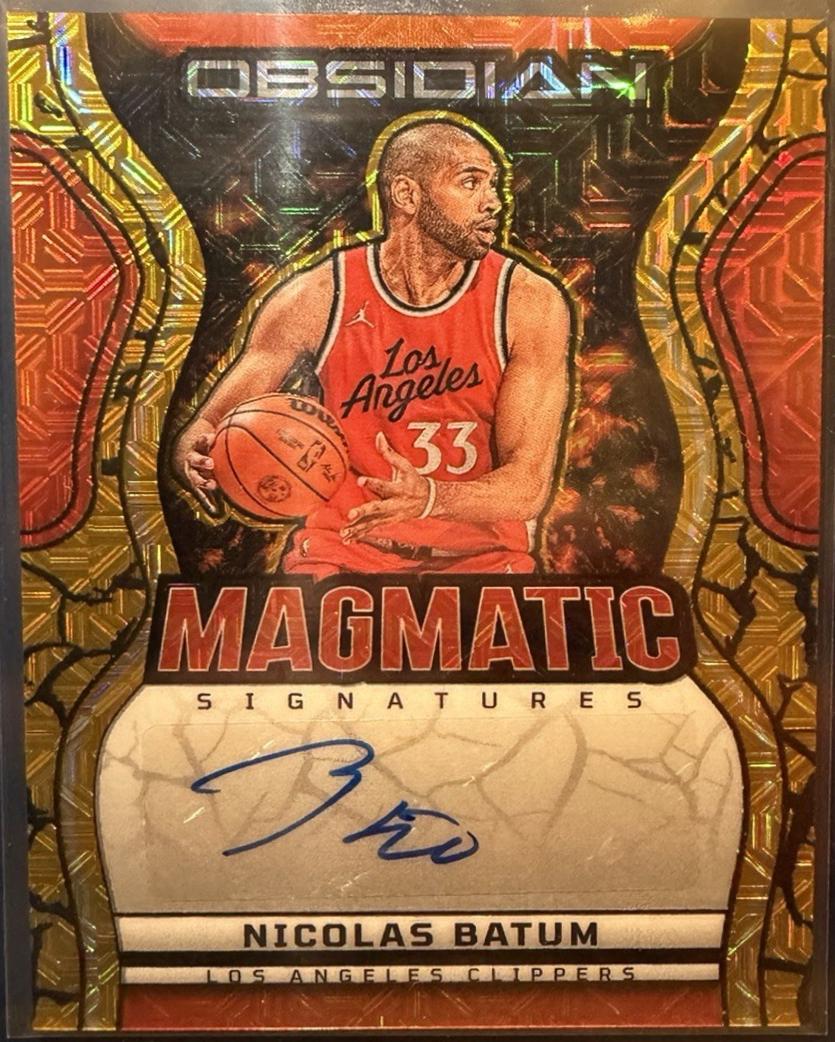 Nicolas Batum [Electric Etch Gold Flood] #MS-NBL