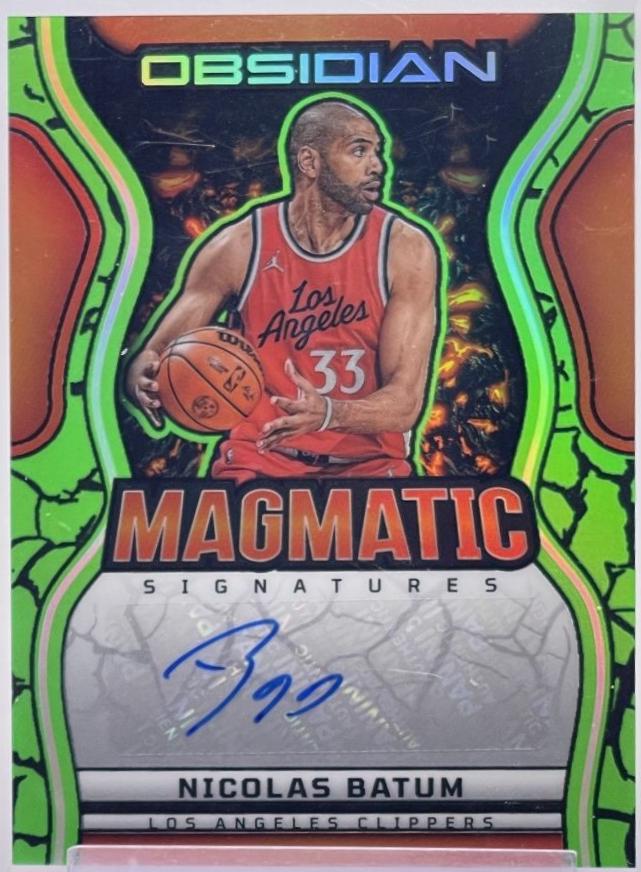 Nicolas Batum [Electric Etch Green Flood] #MS-NBL