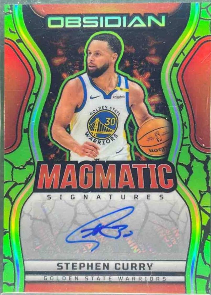 Stephen Curry [Electric Etch Green Flood] #MS-SCG