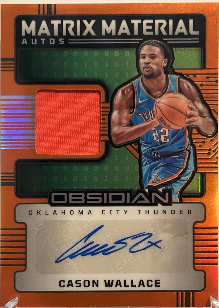 Cason Wallace [Electric Etch Orange Flood] #MM-CWO