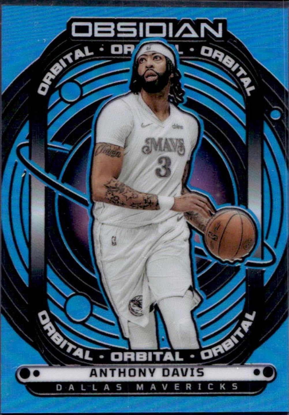 Anthony Davis [Electric Etch Blue Flood] #20