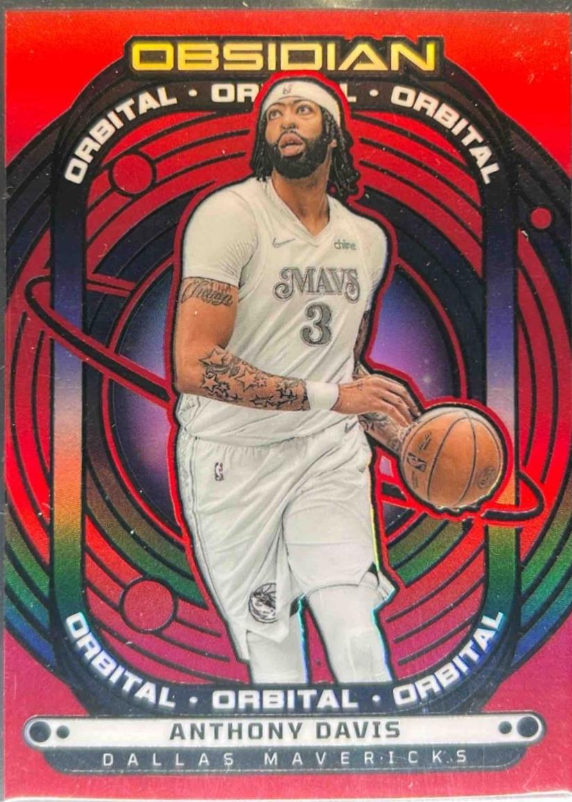 Anthony Davis [Electric Etch Red Flood] #20