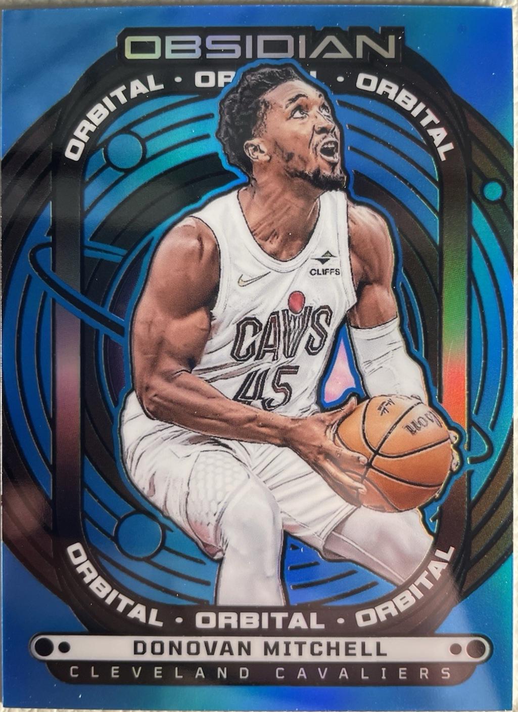 Donovan Mitchell [Electric Etch Blue Flood] #7