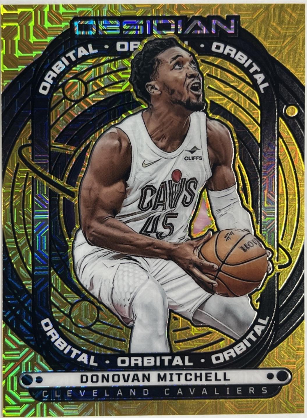 Donovan Mitchell [Electric Etch Gold Flood] #7