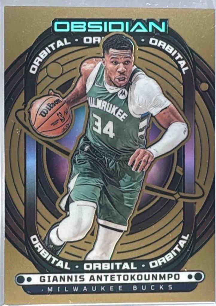 Giannis Antetokounmpo [Electric Etch Bronze Flood] #13