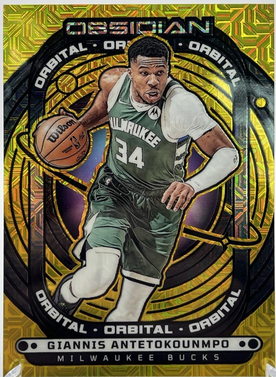 Giannis Antetokounmpo [Electric Etch Gold Flood] #13