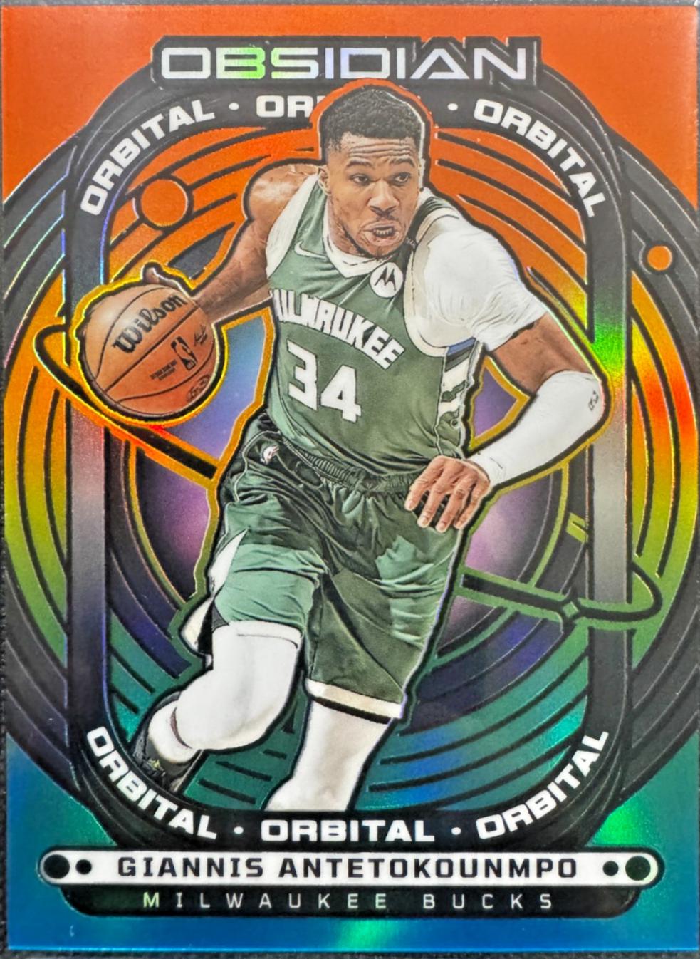 Giannis Antetokounmpo [Electric Etch Hot Springs Flood] #13