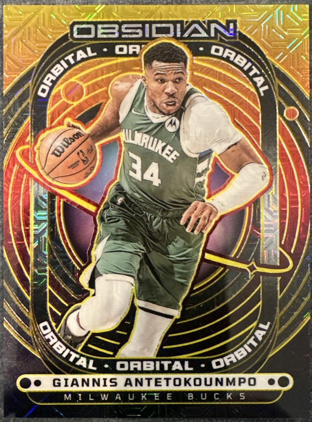 Giannis Antetokounmpo [Electric Etch Molten Mojo Flood] #13