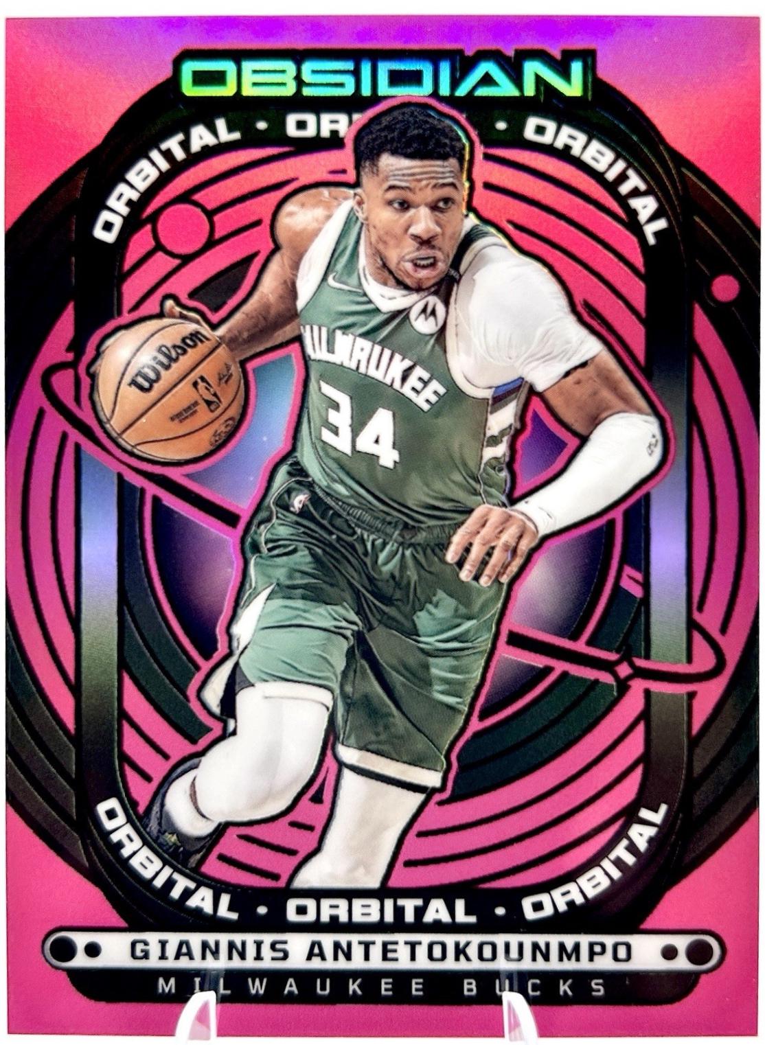 Giannis Antetokounmpo [Electric Etch Pink Flood] #13
