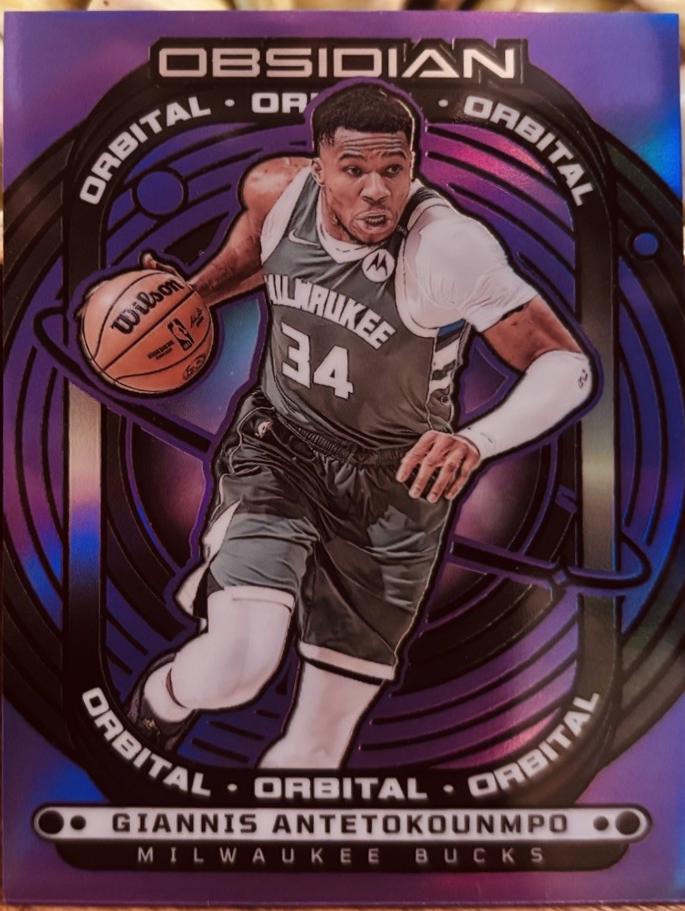 Giannis Antetokounmpo [Electric Etch Purple Flood] #13