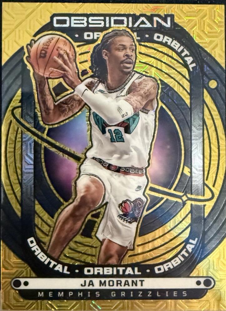 Ja Morant [Electric Etch Gold Flood] #2