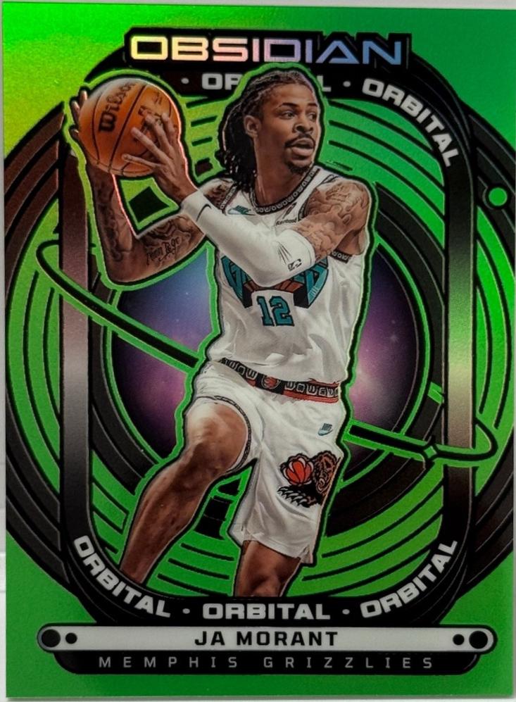 Ja Morant [Electric Etch Green Flood] #2