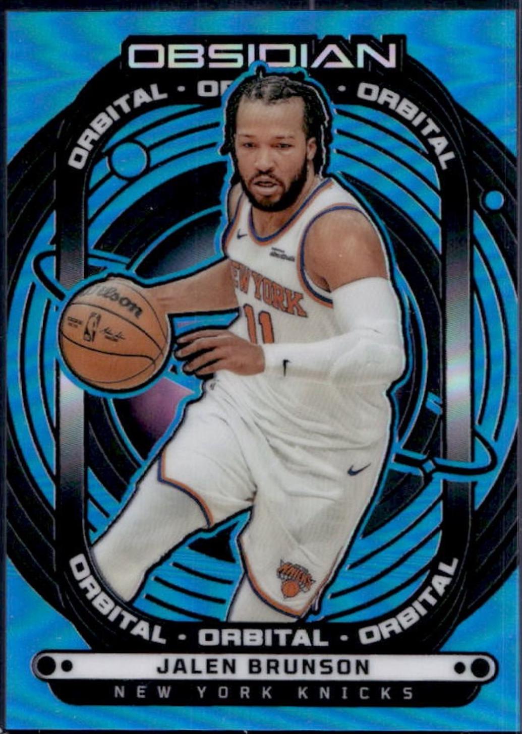 Jalen Brunson [Electric Etch Blue Flood] #4