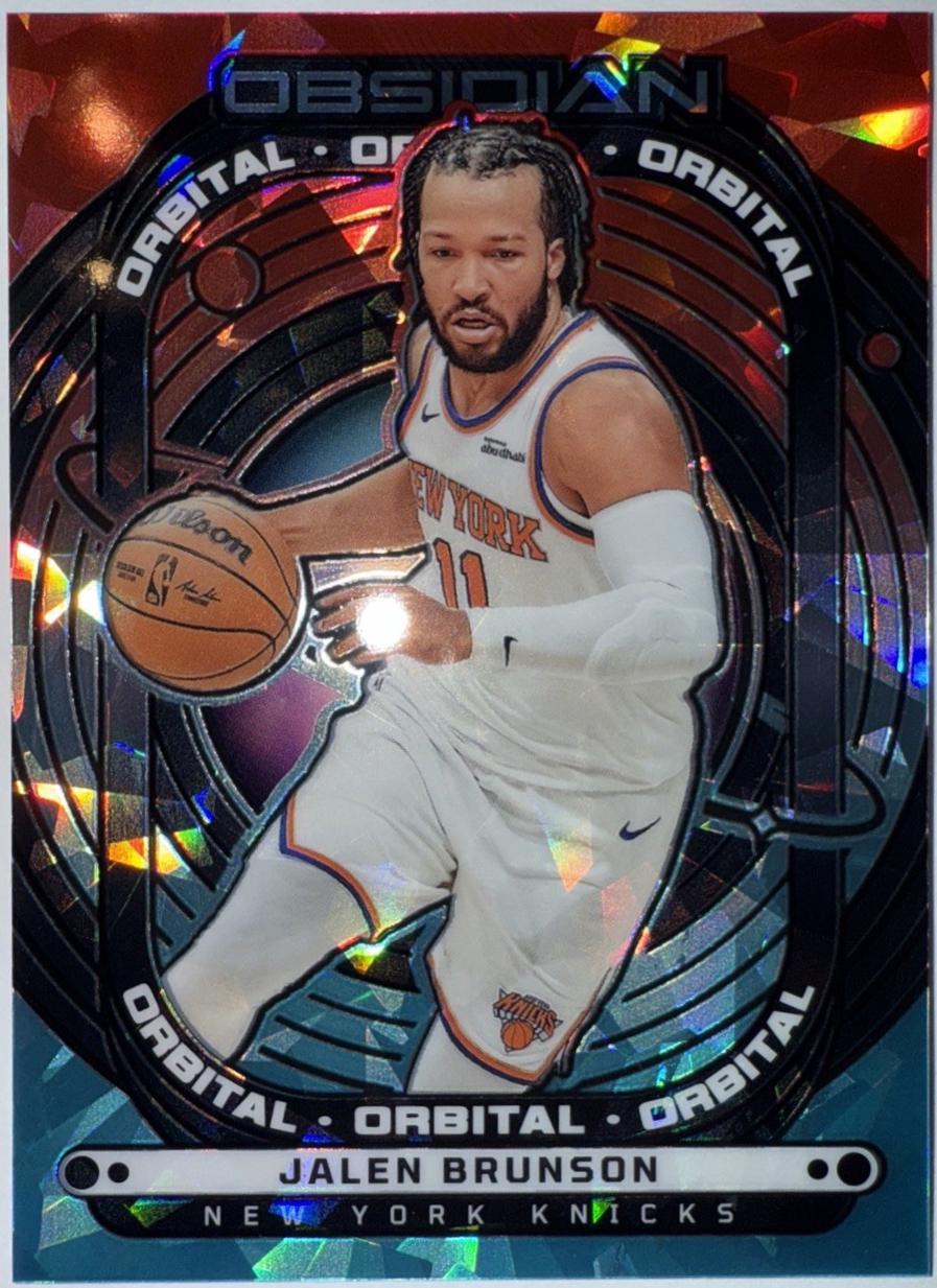 Jalen Brunson [Electric Etch Fire Ice Flood] #4