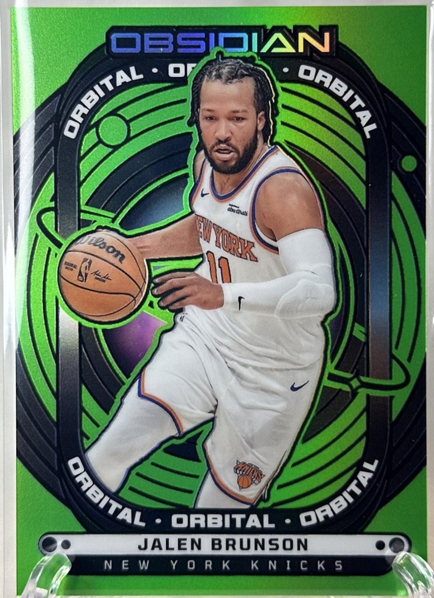 Jalen Brunson [Electric Etch Green Flood] #4