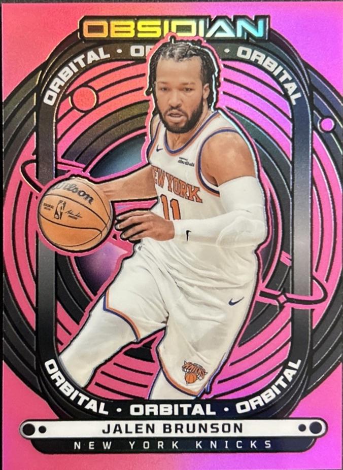 Jalen Brunson [Electric Etch Pink Flood] #4