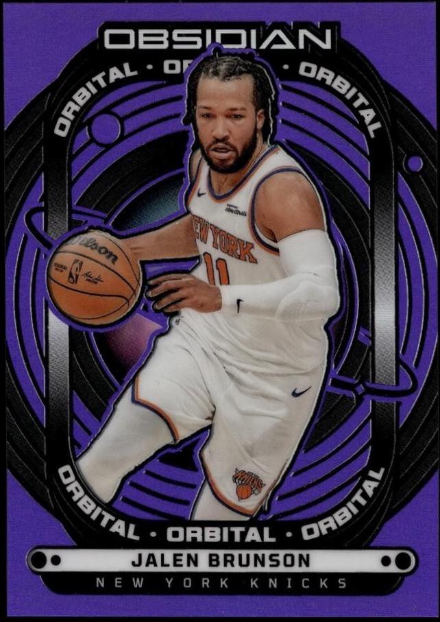 Jalen Brunson [Electric Etch Purple Flood] #4