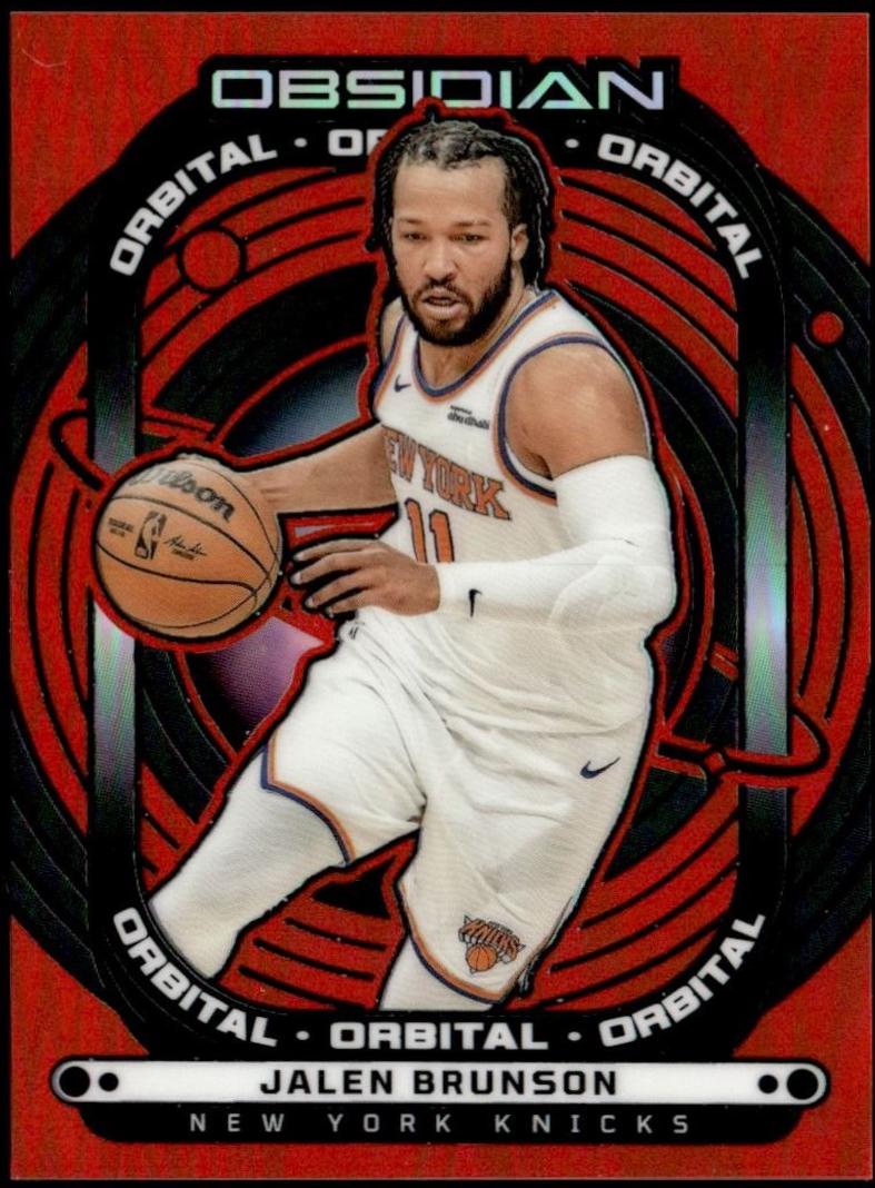 Jalen Brunson [Electric Etch Red Flood] #4