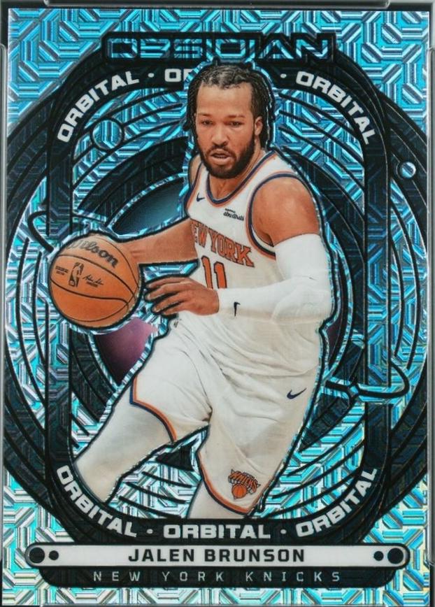 Jalen Brunson [Electric Etch Vibrant Mojo Flood] #4