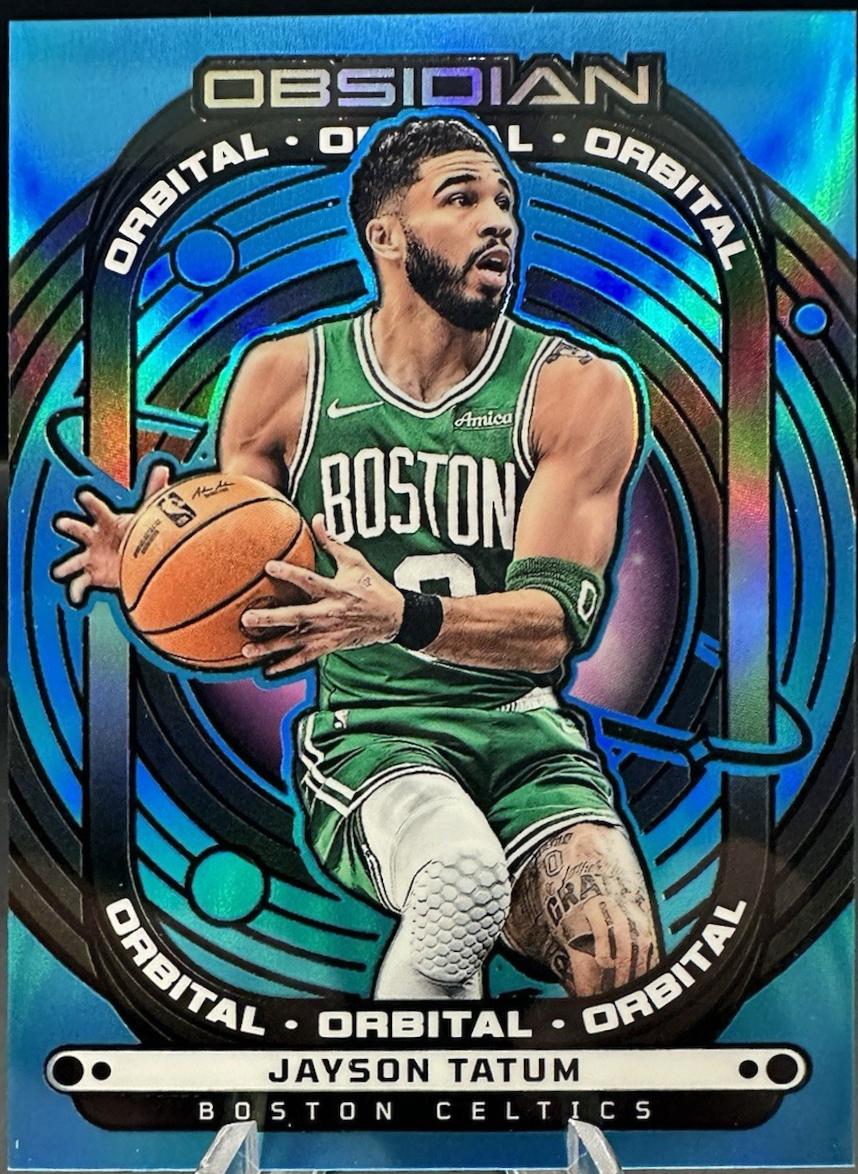 Jayson Tatum [Electric Etch Blue Flood] #12