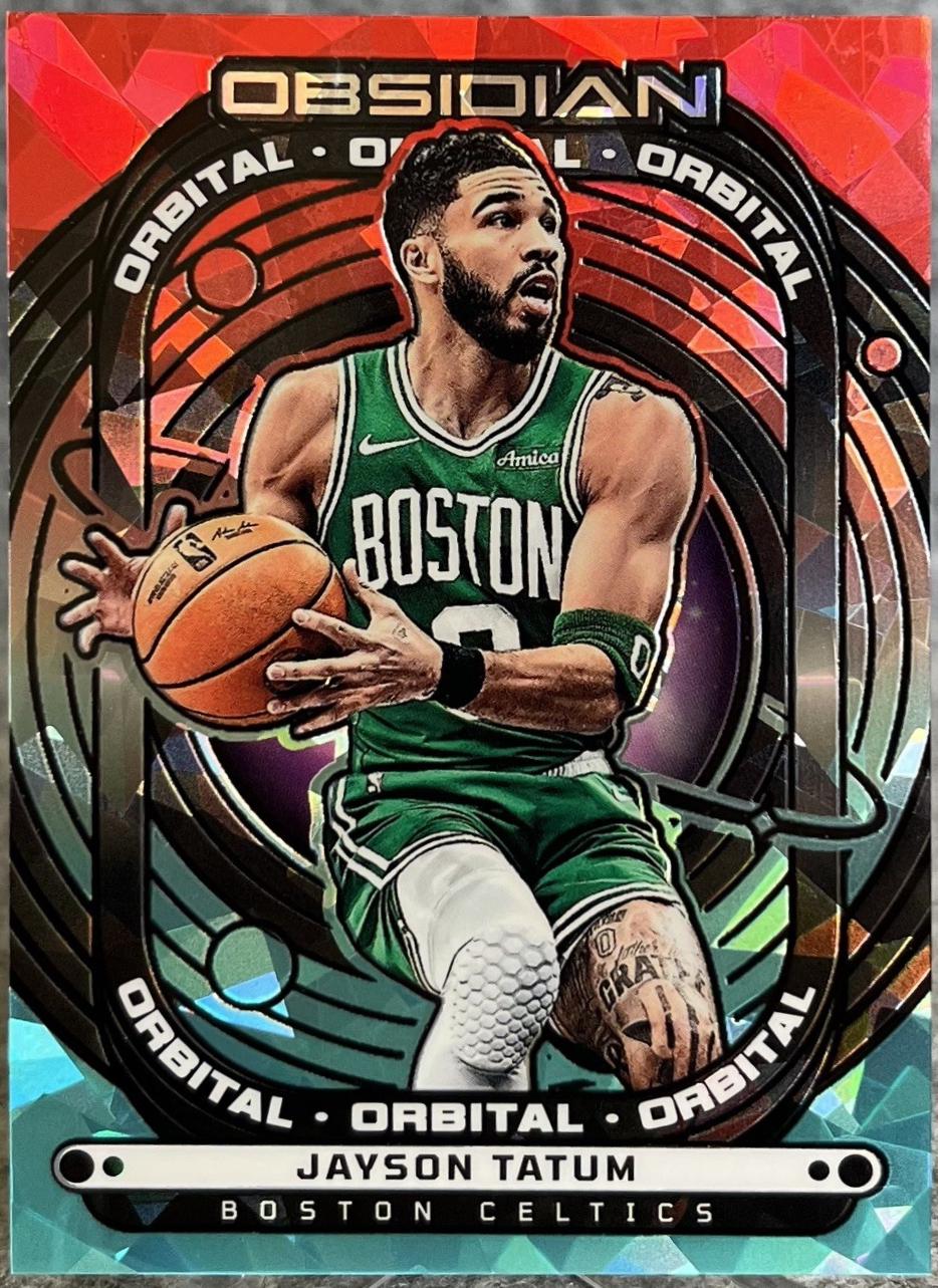 Jayson Tatum [Electric Etch Fire Ice Flood] #12