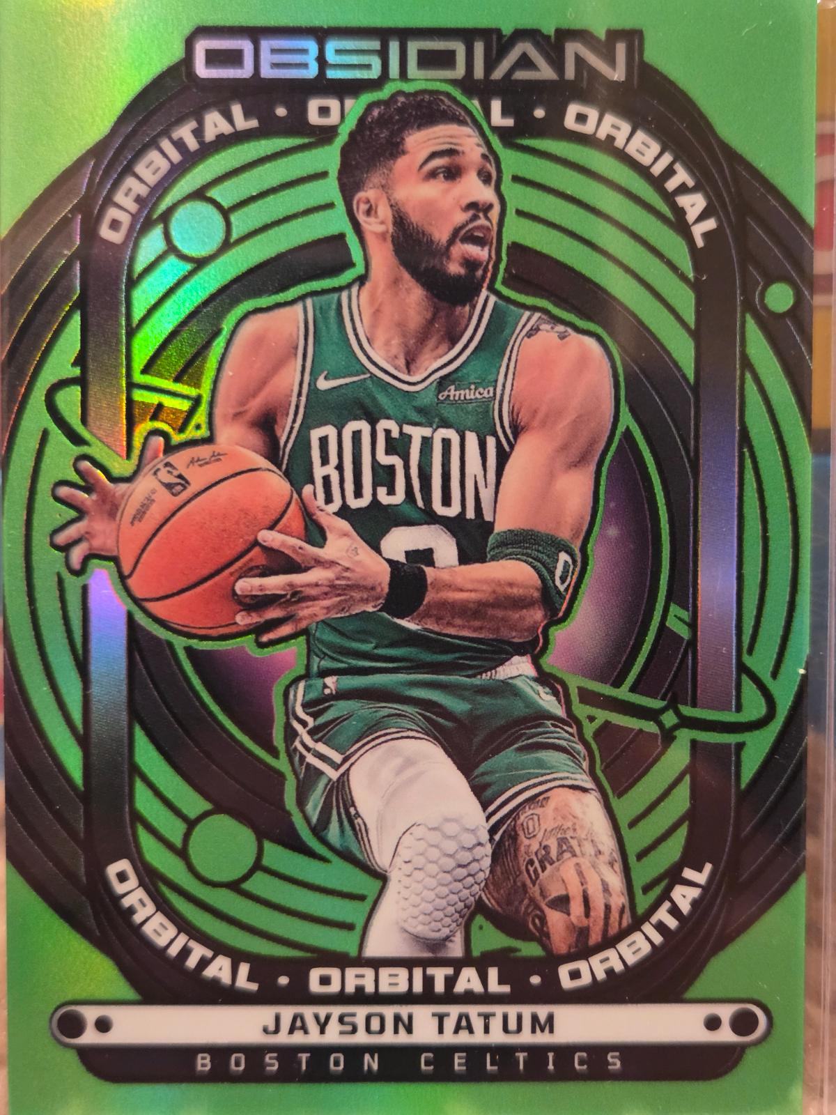 Jayson Tatum [Electric Etch Green Flood] #12