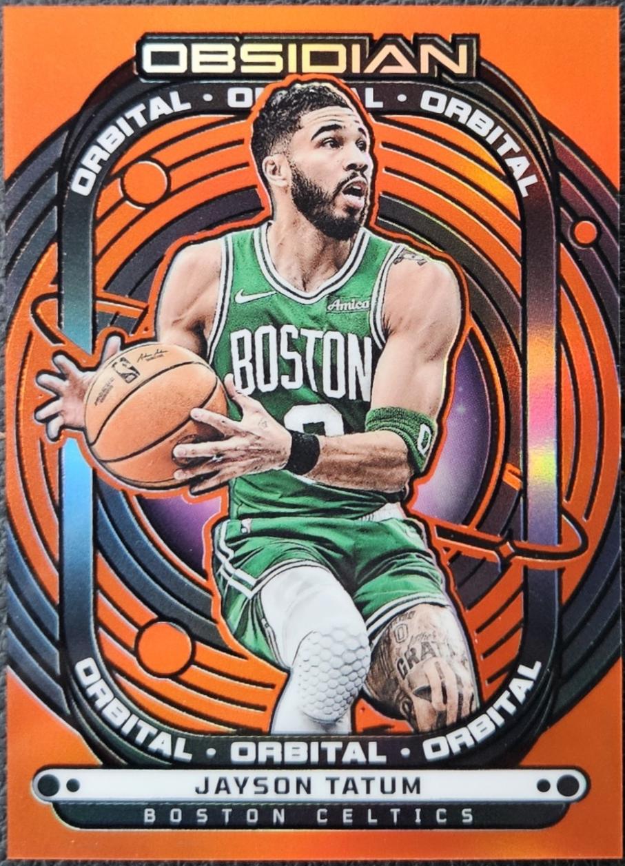 Jayson Tatum [Electric Etch Orange Flood] #12