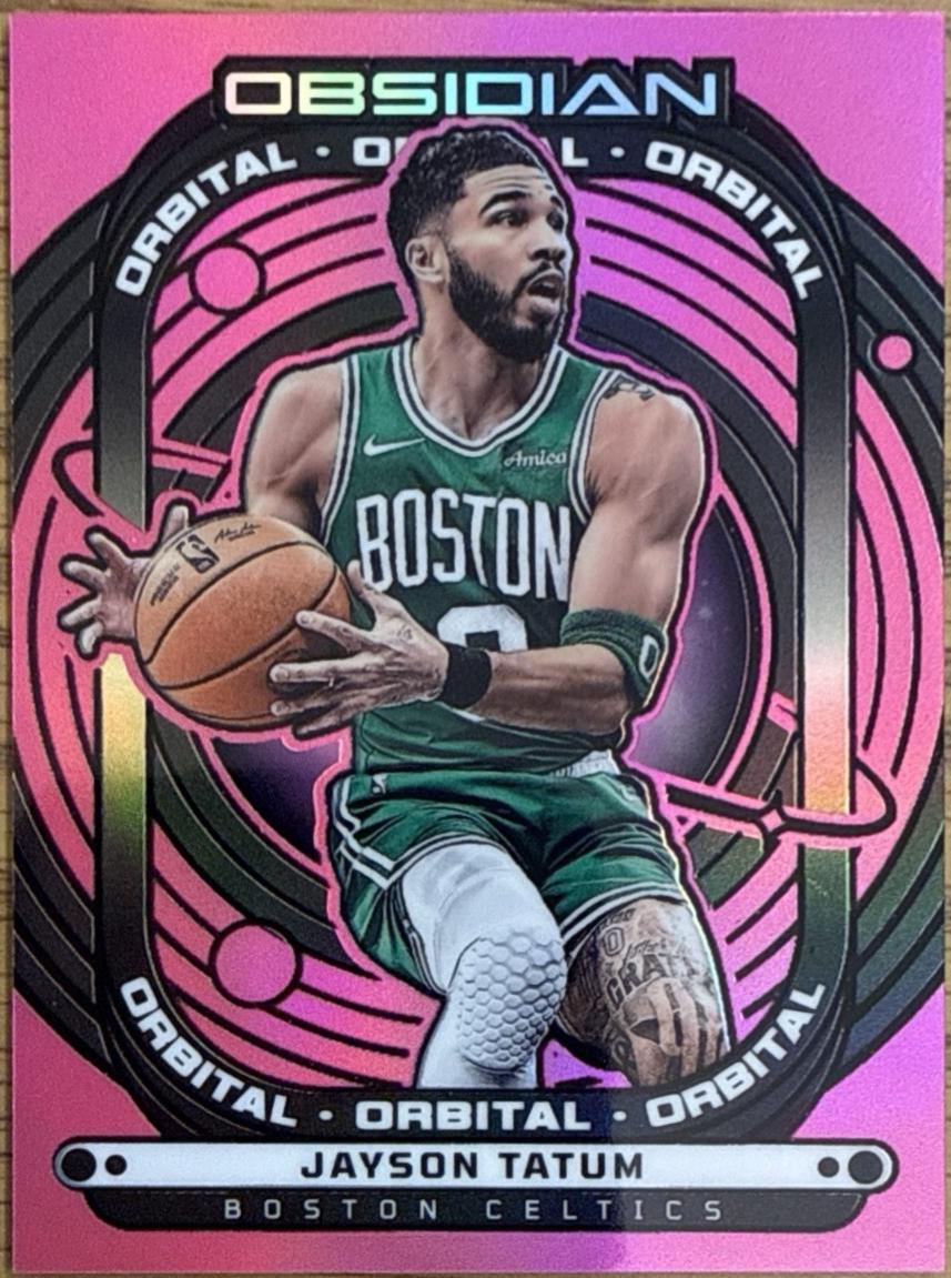 Jayson Tatum [Electric Etch Pink Flood] #12