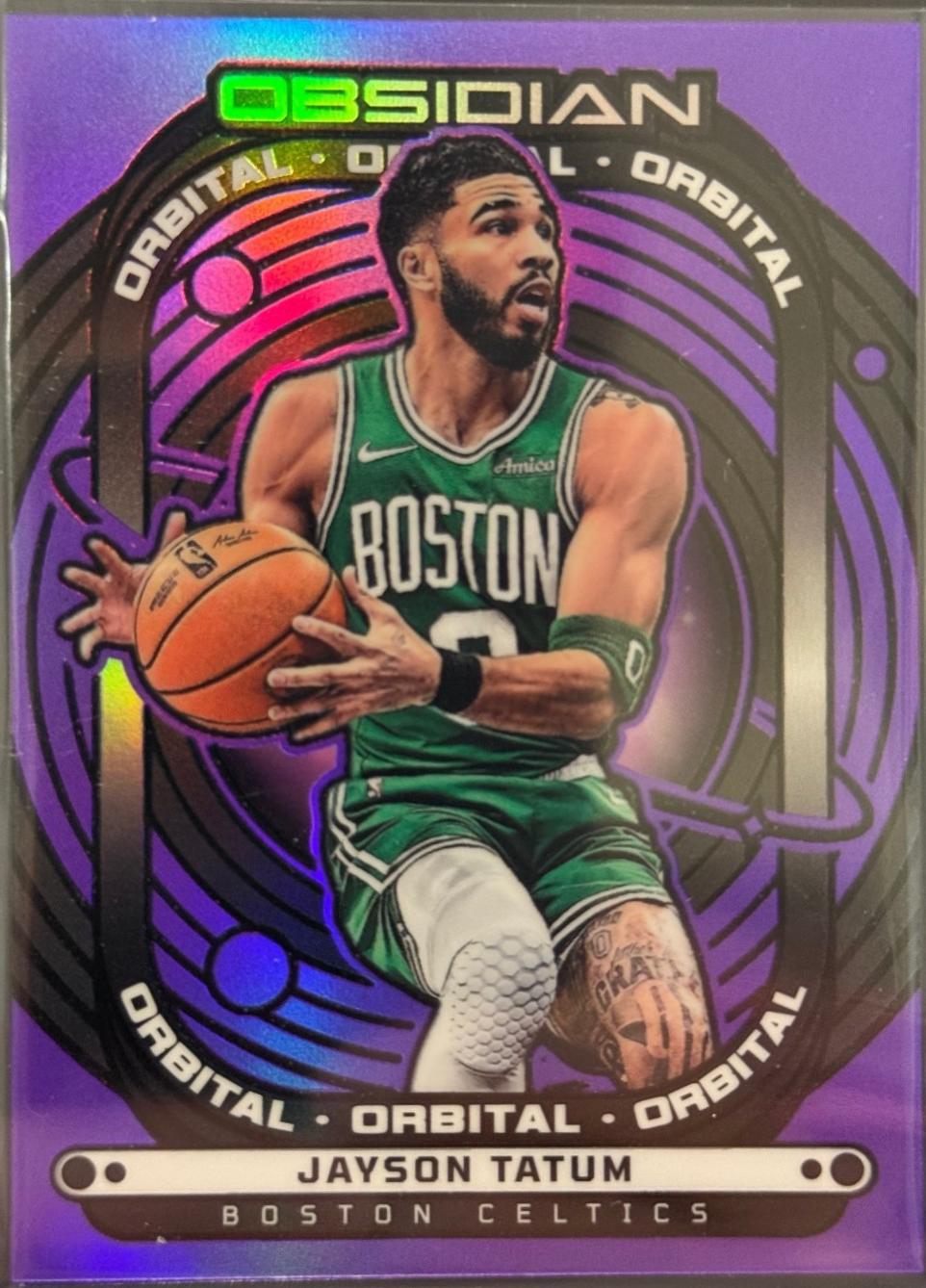 Jayson Tatum [Electric Etch Purple Flood] #12