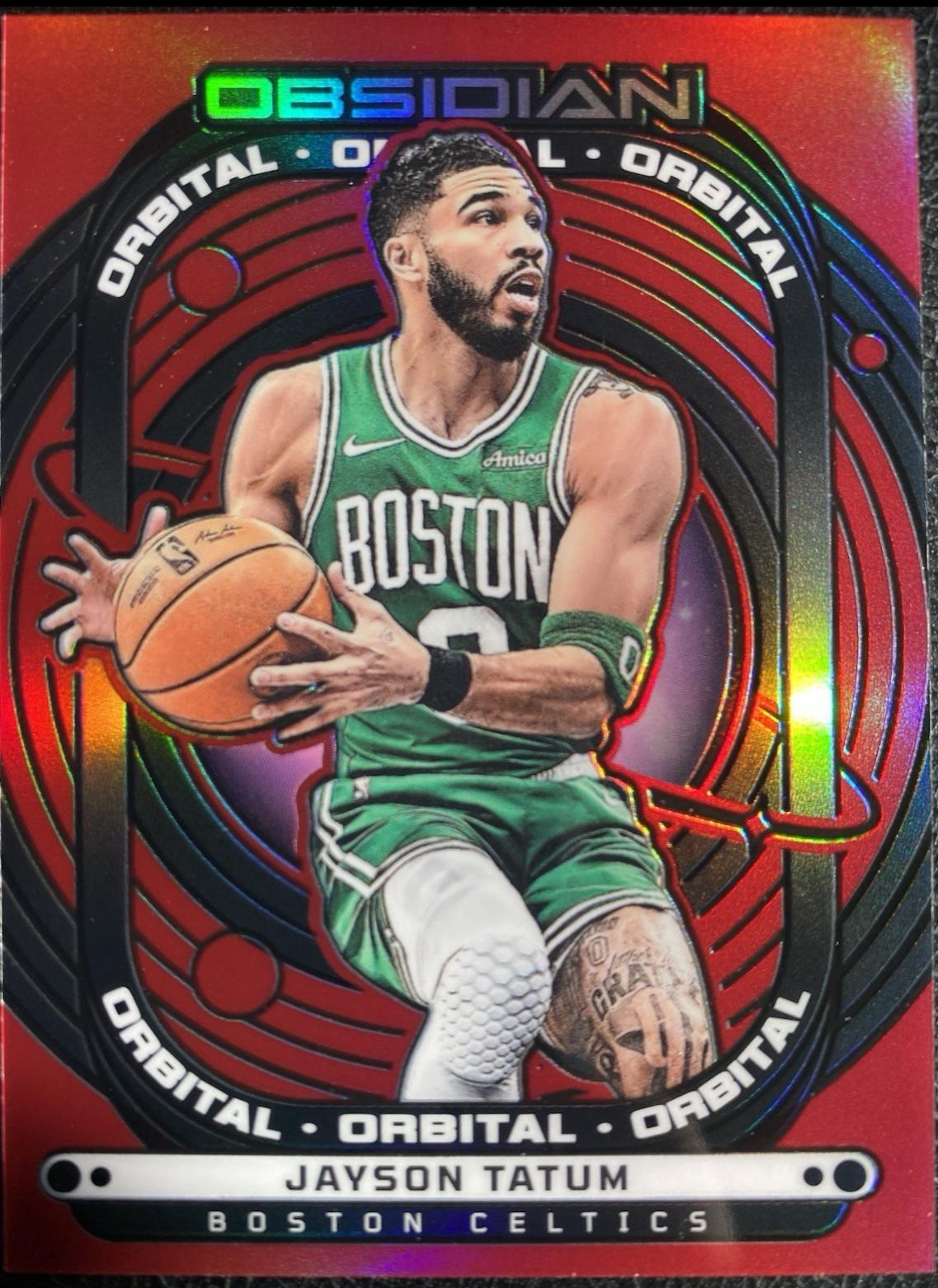 Jayson Tatum [Electric Etch Red Flood] #12