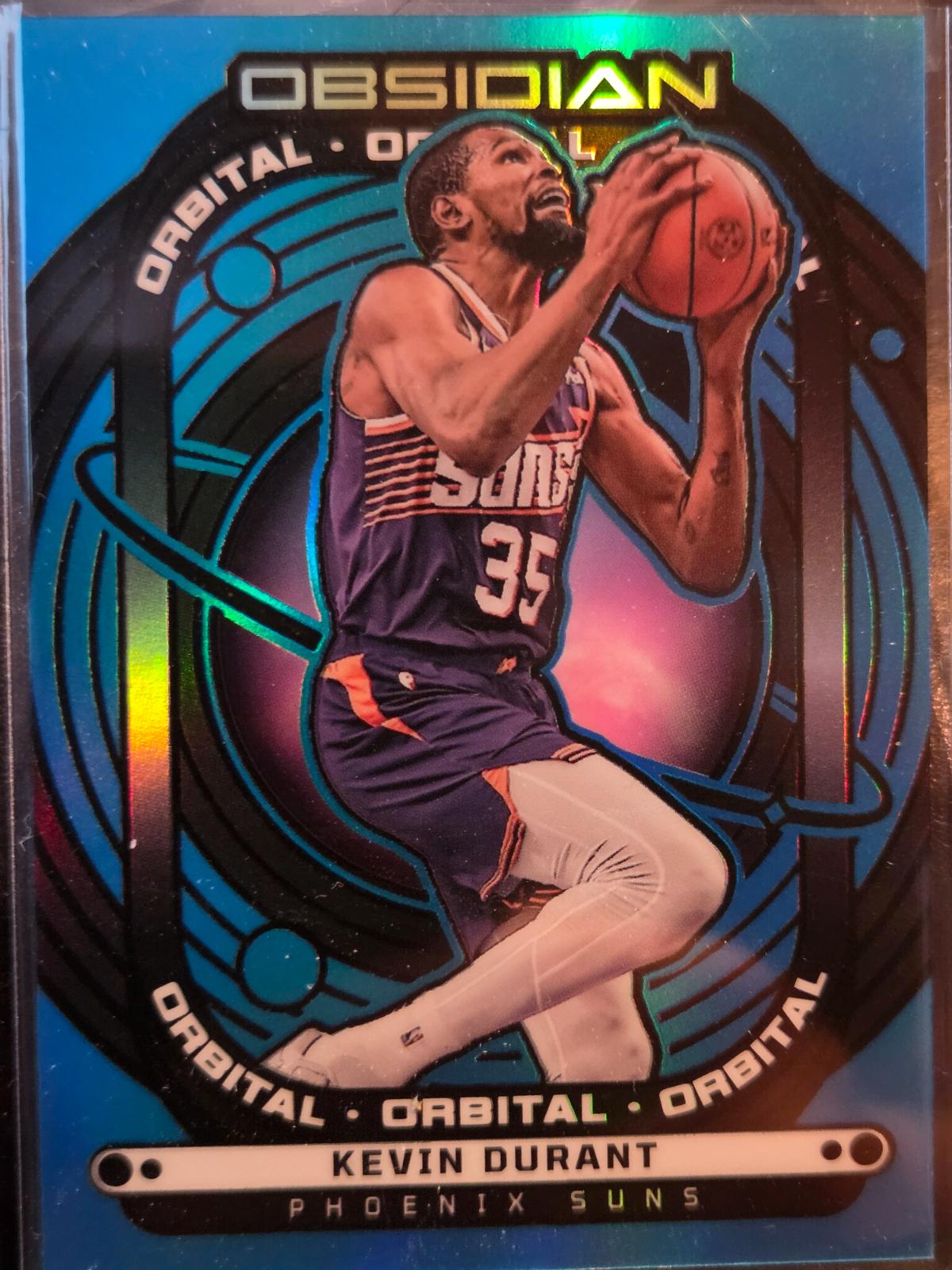 Kevin Durant [Electric Etch Blue Flood] #19