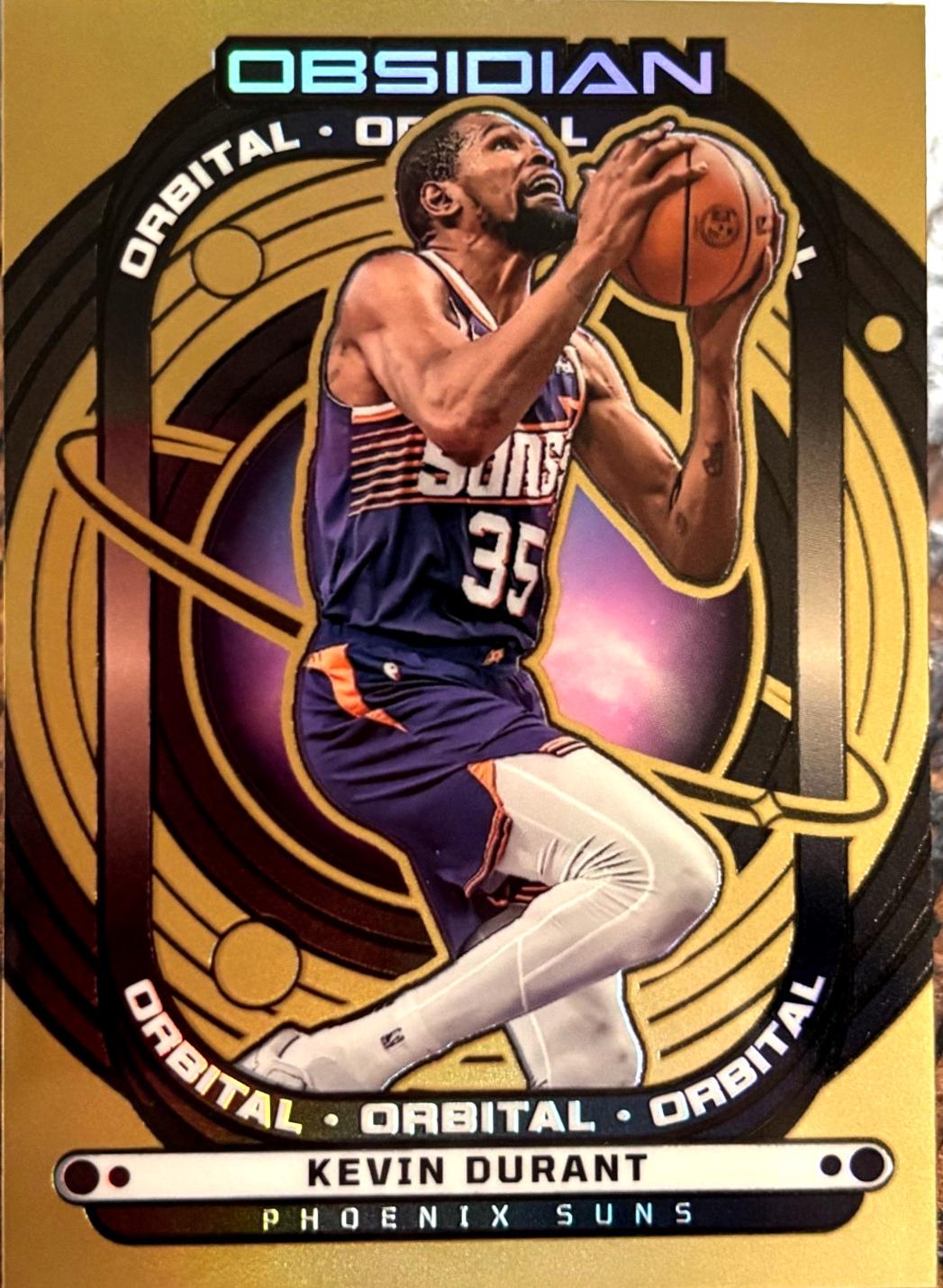 Kevin Durant [Electric Etch Bronze Flood] #19
