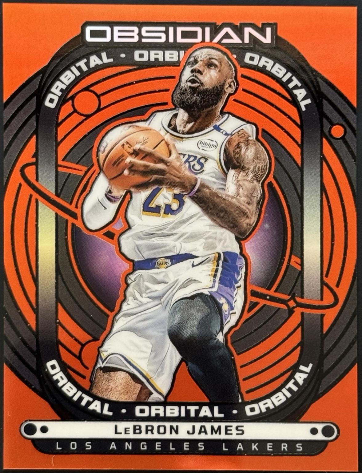 LeBron James [Electric Etch Orange Flood] #16